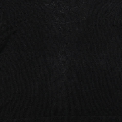 Elite Collection Womens Black  Knit Cardigan Jumper Size XL