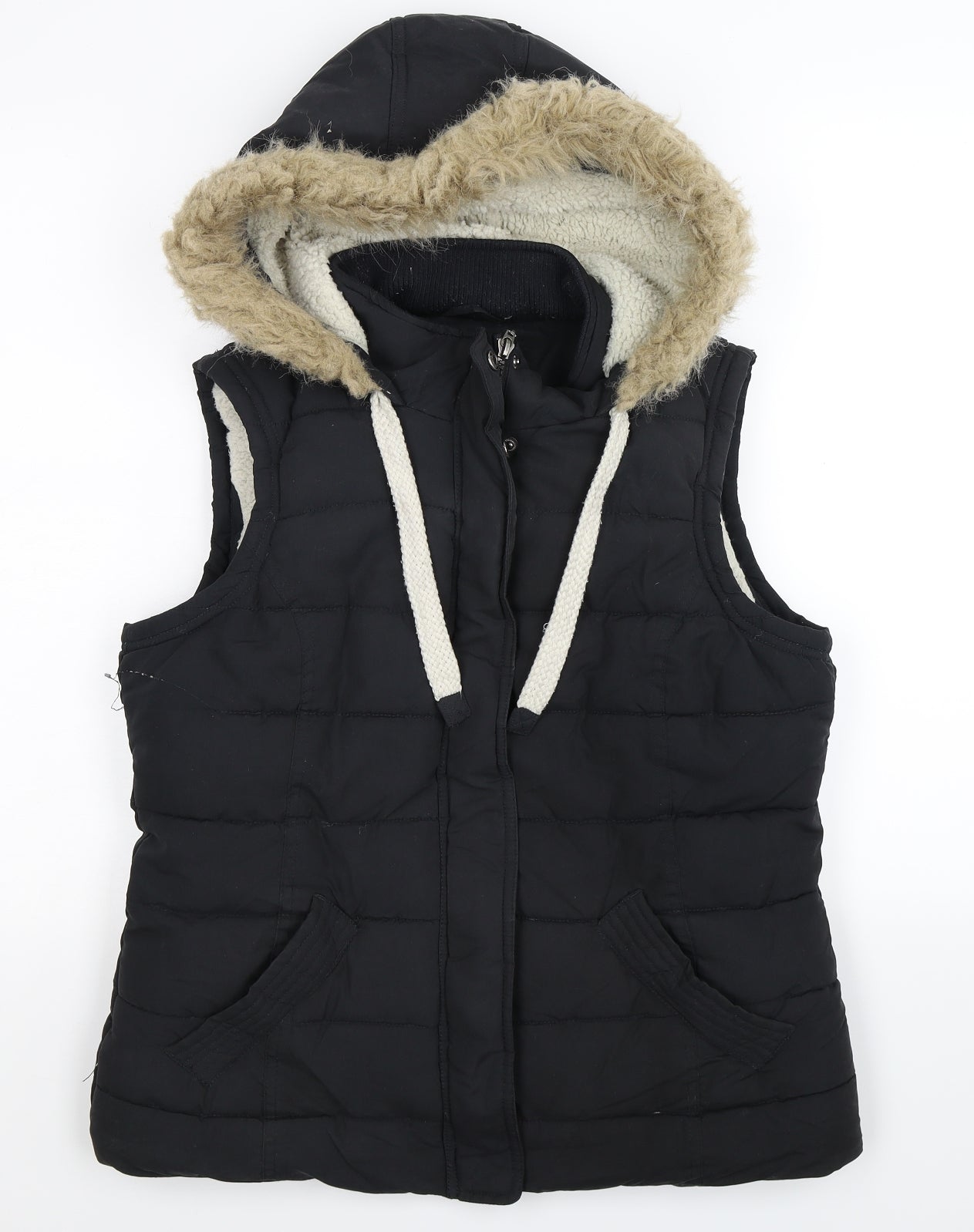 F&F Womens Grey   Gilet Jacket Size 14