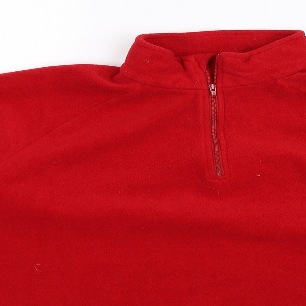 Quechua Womens Red  Fleece Jacket  Size XL