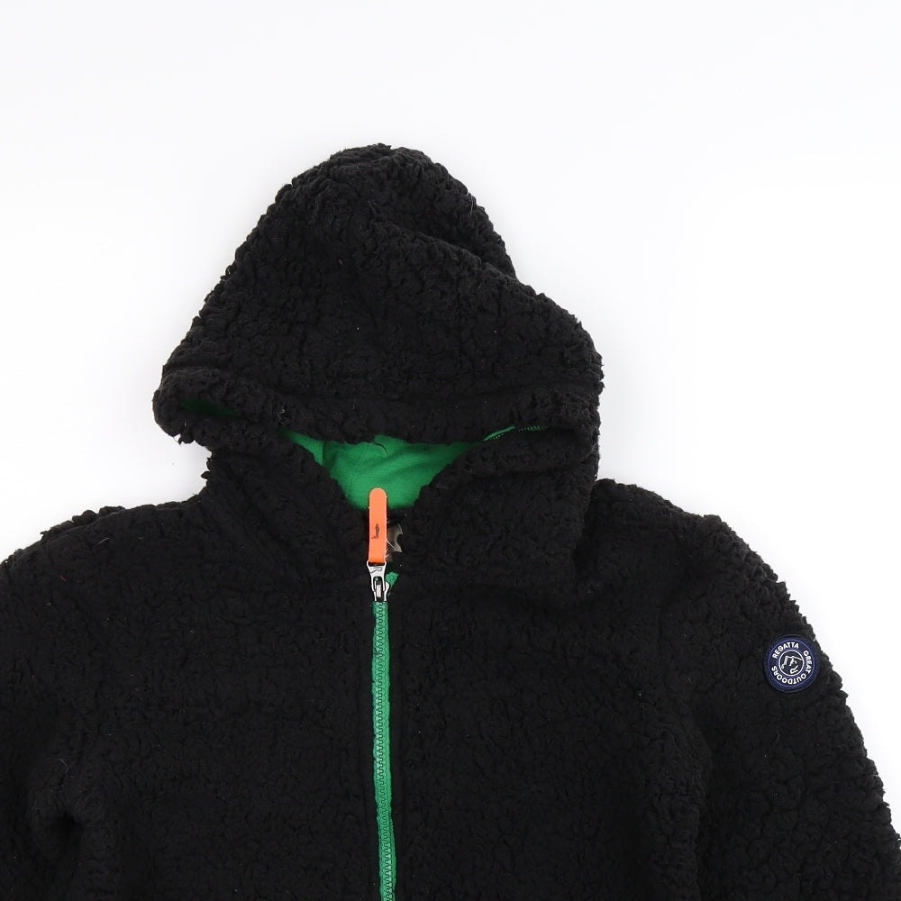 Regatta Girls Black  Fleece Jacket  Size 11-12 Years