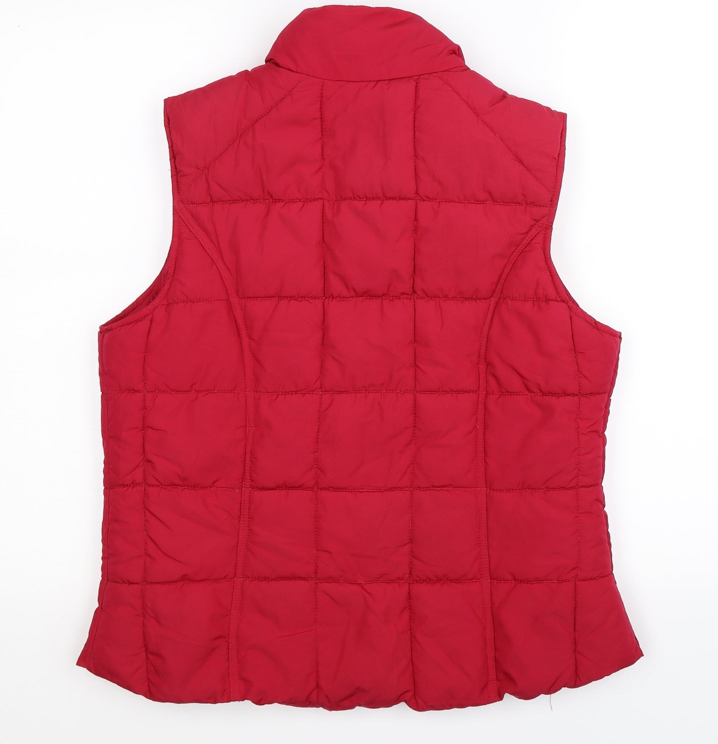 George Womens Red   Gilet Jacket Size 12