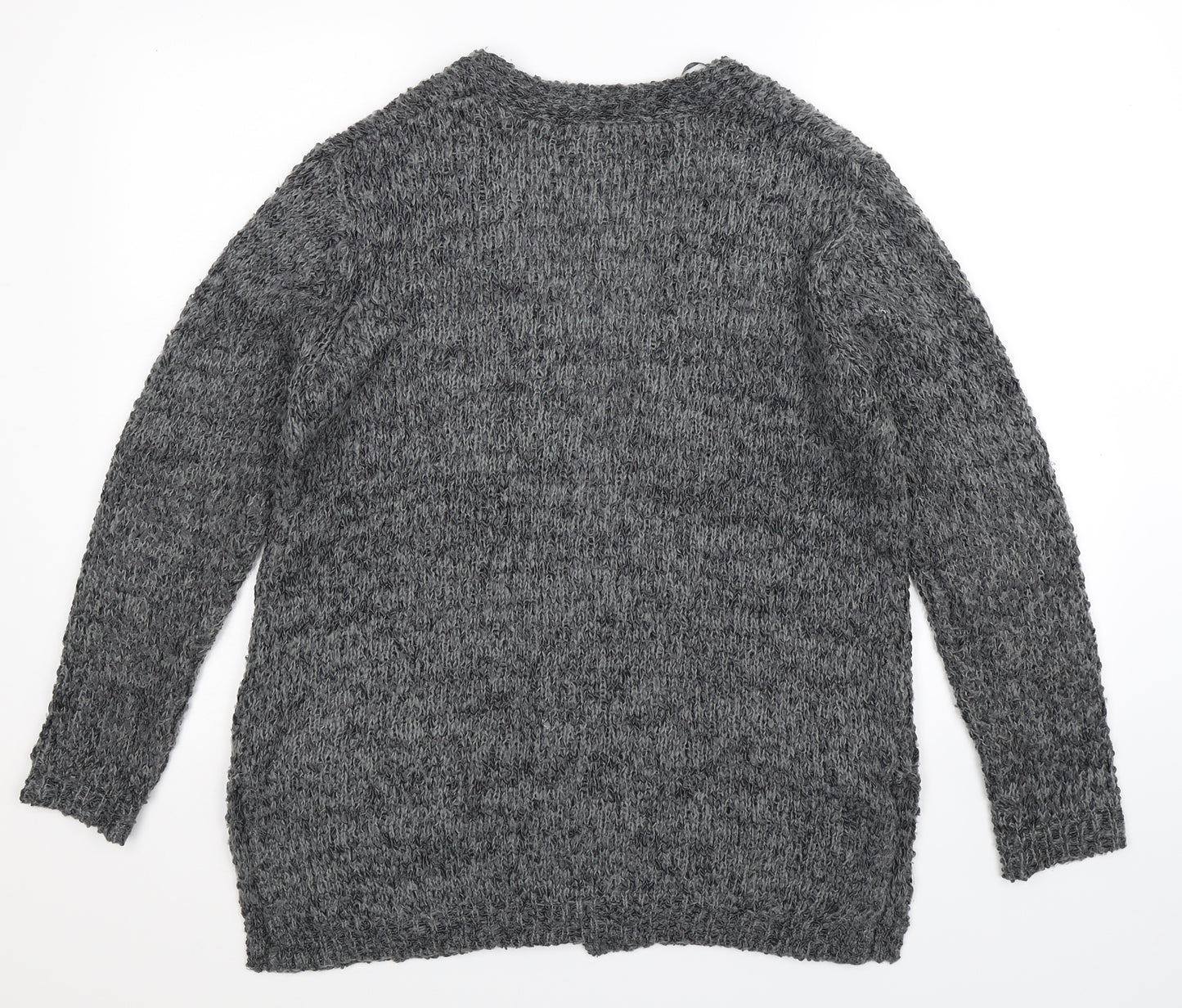 George Womens Grey  Knit Cardigan Jumper Size 14