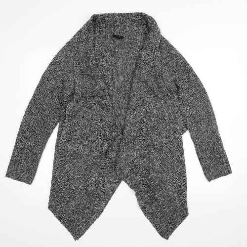H&M Womens Grey  Knit Cardigan Jumper Size M