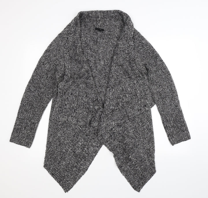 H&M Womens Grey  Knit Cardigan Jumper Size M