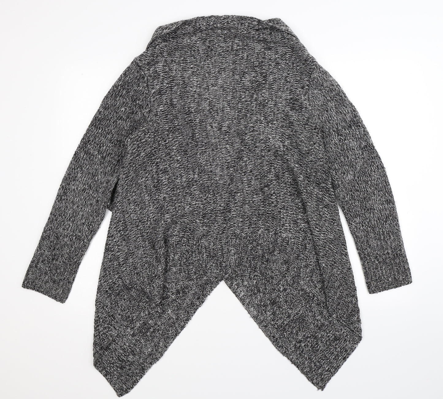H&M Womens Grey  Knit Cardigan Jumper Size M