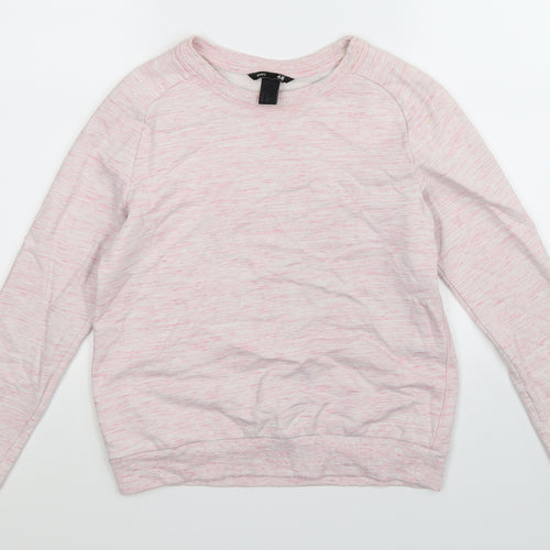 H&M Womens Pink   Pullover Sweatshirt Size XS
