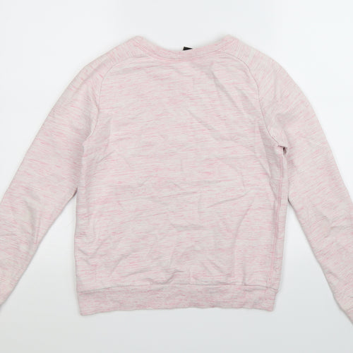 H&M Womens Pink   Pullover Sweatshirt Size XS