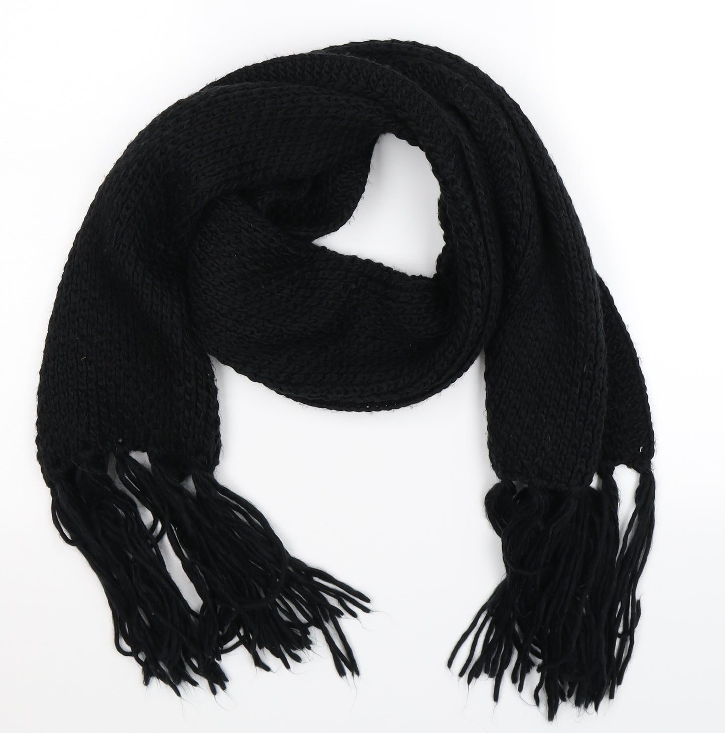 Atmosphere Womens Black  Knit  Scarf
