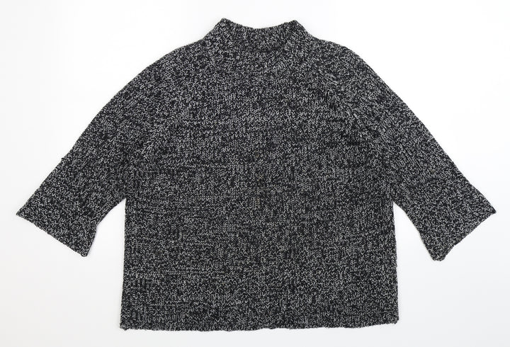 F&F Womens Blue  Knit Pullover Jumper Size 14