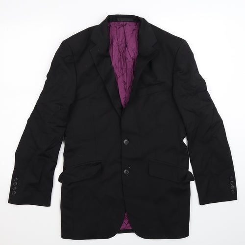 Marks and Spencer Mens Black   Jacket Suit Jacket Size 36