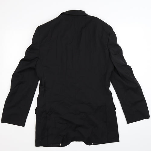 Marks and Spencer Mens Black   Jacket Suit Jacket Size 36