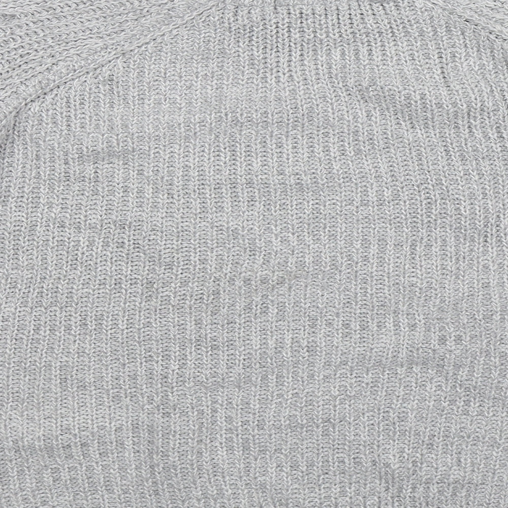 F&F Womens Grey  Knit Pullover Jumper Size 10