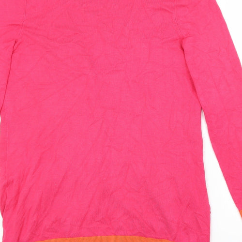 Love Label Womens Pink  Knit Cardigan Jumper Size 12