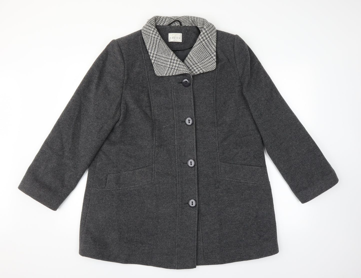 Eastex Mens Grey   Overcoat Coat Size L