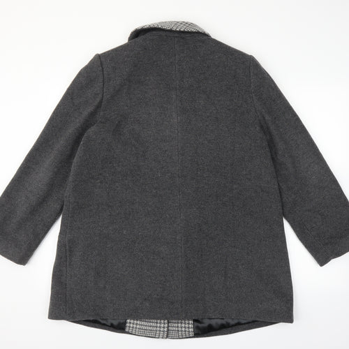 Eastex Mens Grey   Overcoat Coat Size L