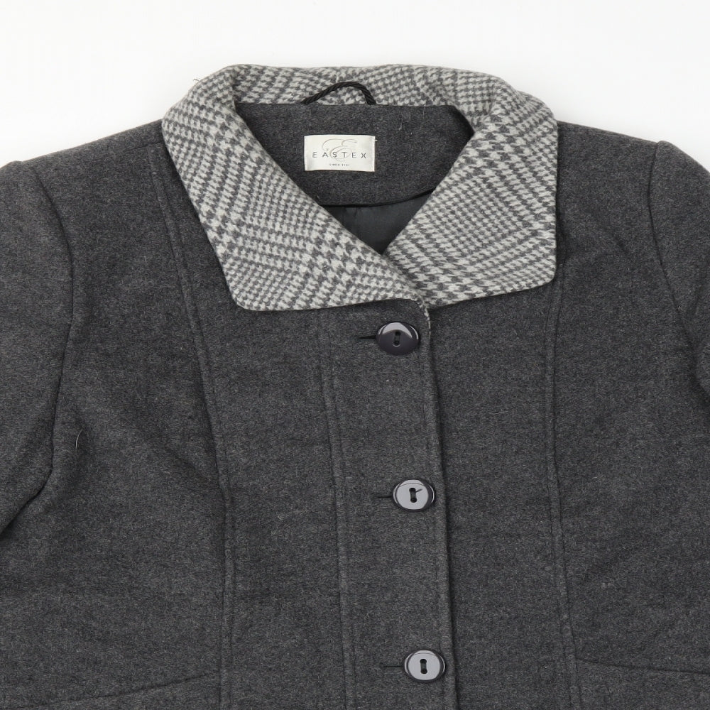 Eastex Mens Grey   Overcoat Coat Size L