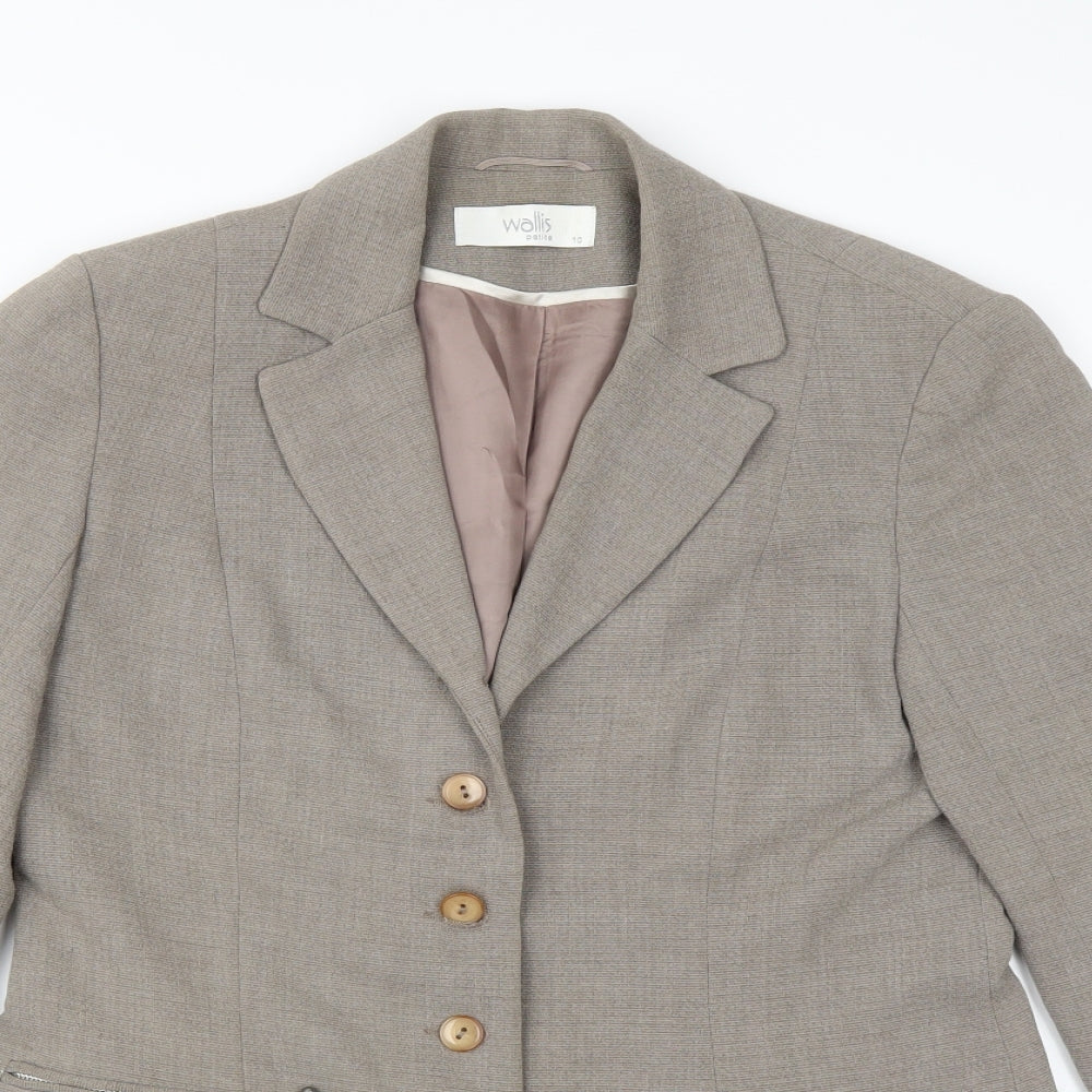 Wallis Womens Brown   Jacket  Size 10