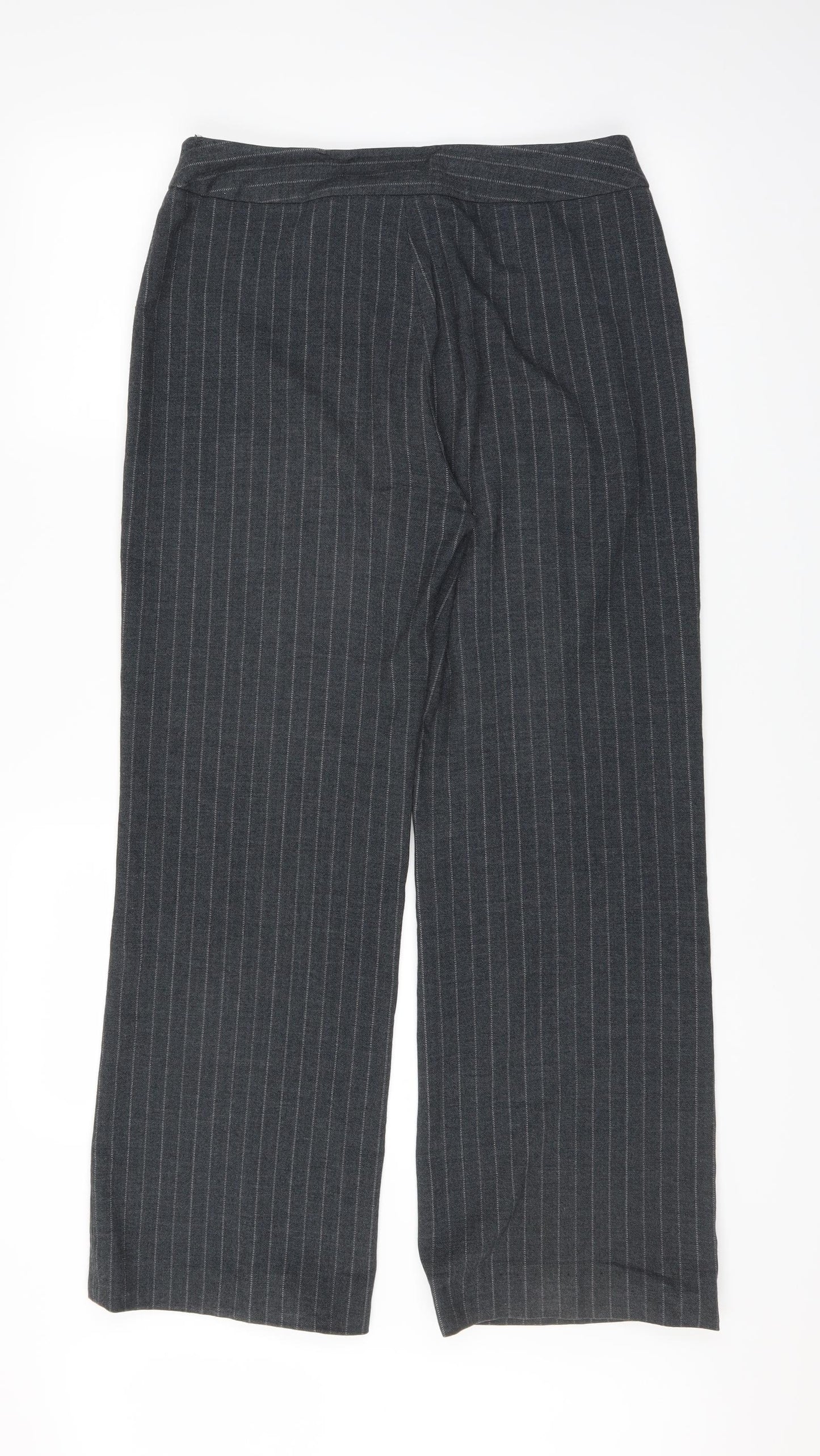 Outline Womens Grey   Trousers  Size 12 L27 in