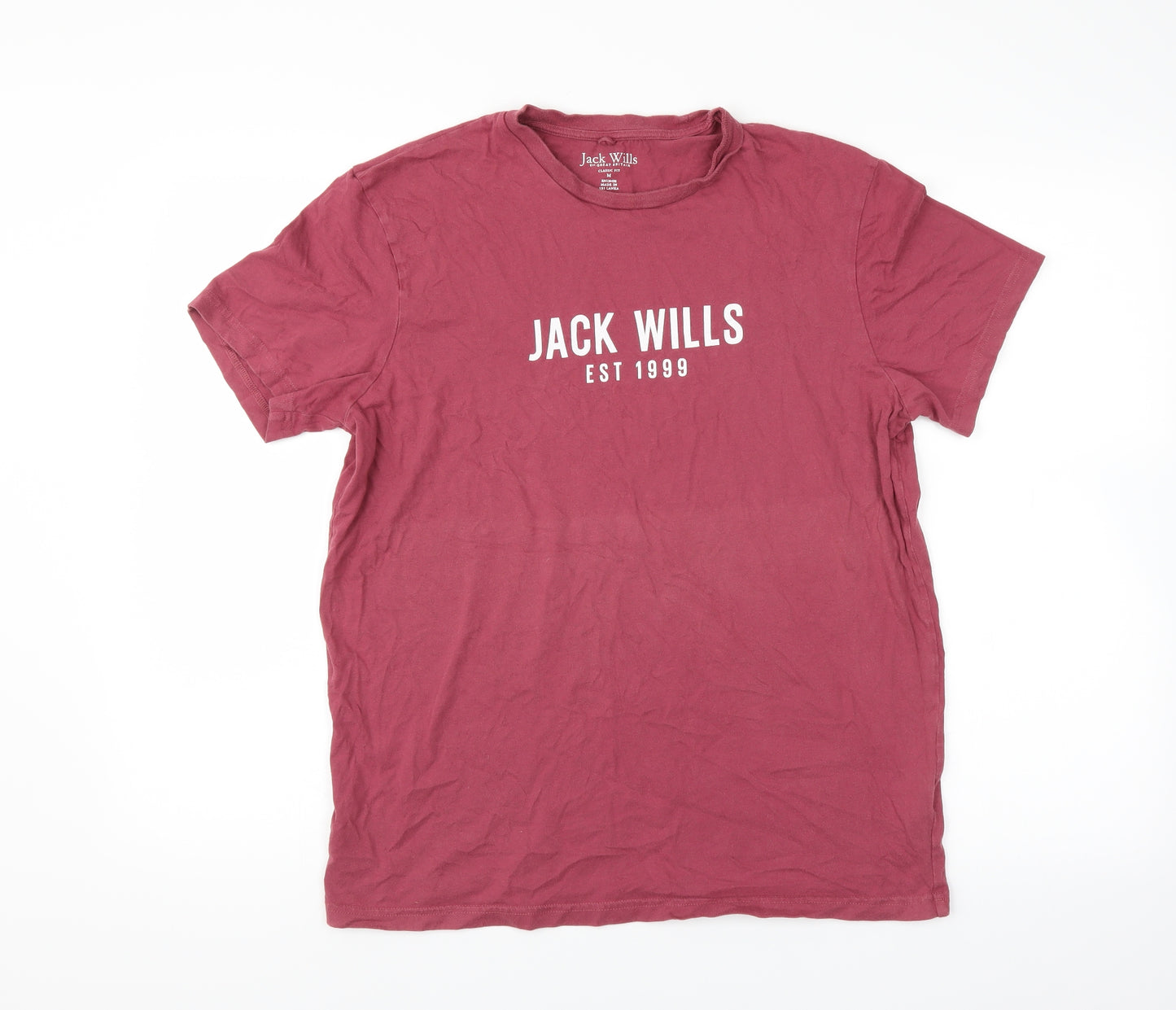 Jack Wills Womens Red   Basic T-Shirt Size M