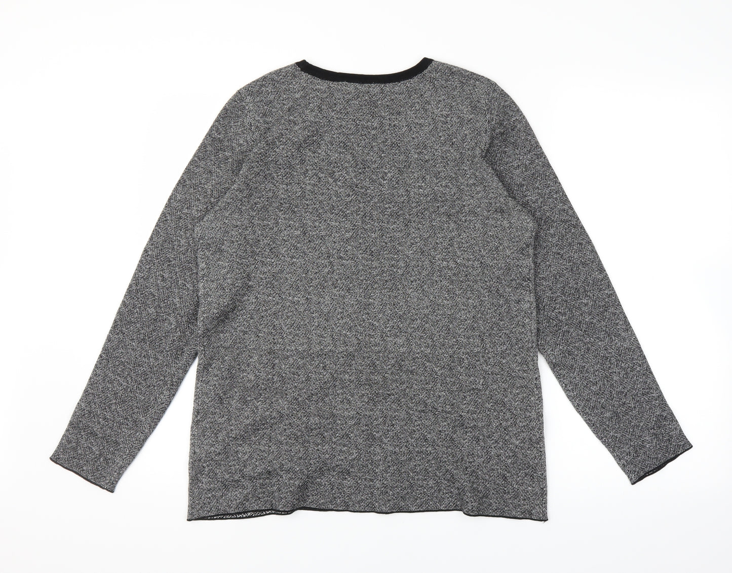 D&Co. Womens Grey   Pullover Jumper Size M