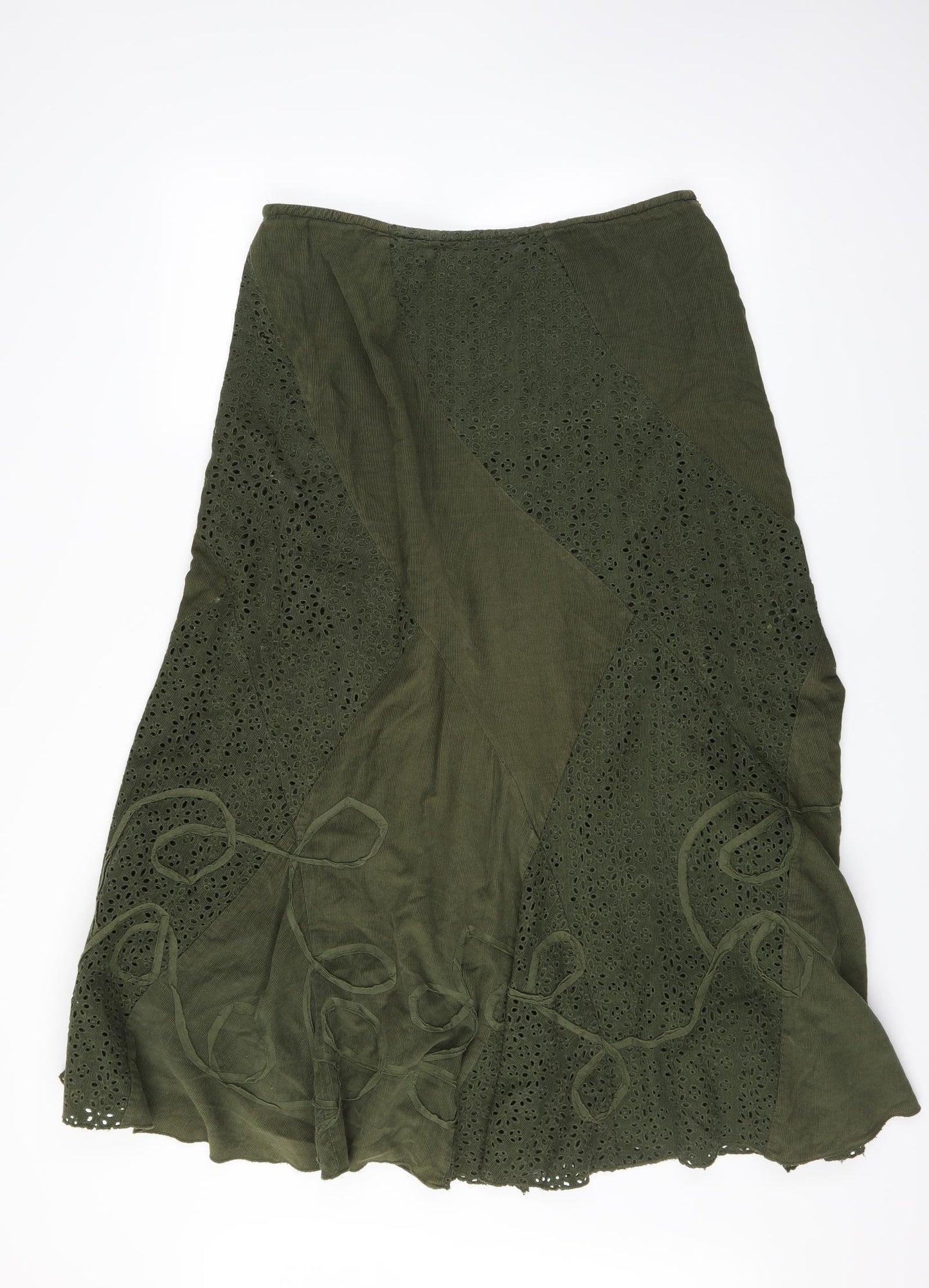 Per Una Womens Green   A-Line Skirt Size 14