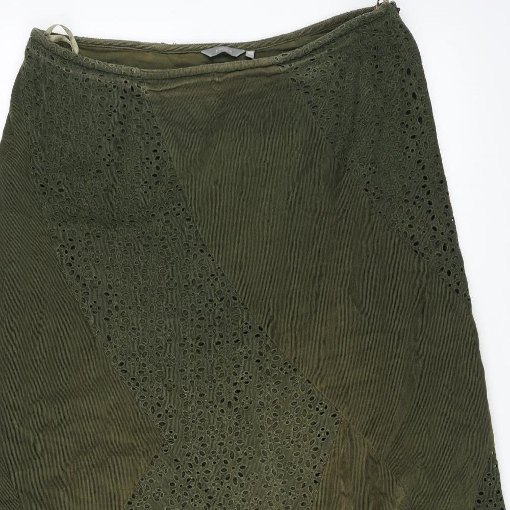 Per Una Womens Green   A-Line Skirt Size 14