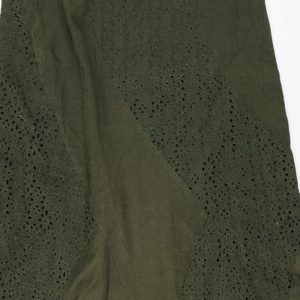 Per Una Womens Green   A-Line Skirt Size 14