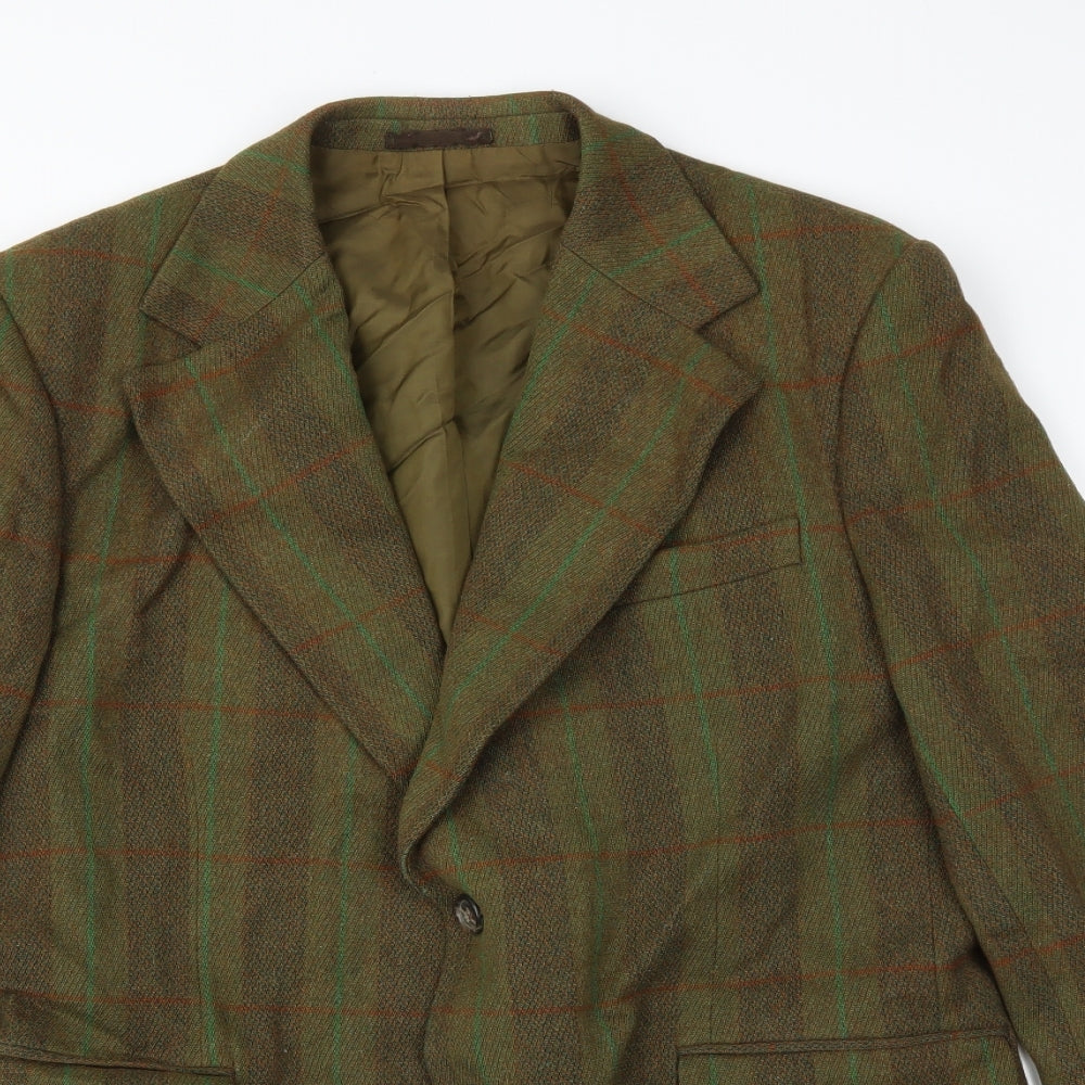 Golden Hind Mens Green   Jacket Suit Jacket Size 40