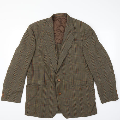 St michael Mens Green   Jacket Suit Jacket Size 42