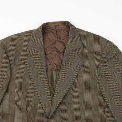 St michael Mens Green   Jacket Suit Jacket Size 42