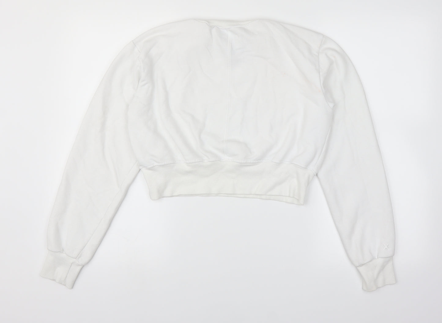 COLLUSION Womens White   Pullover Jumper Size 8