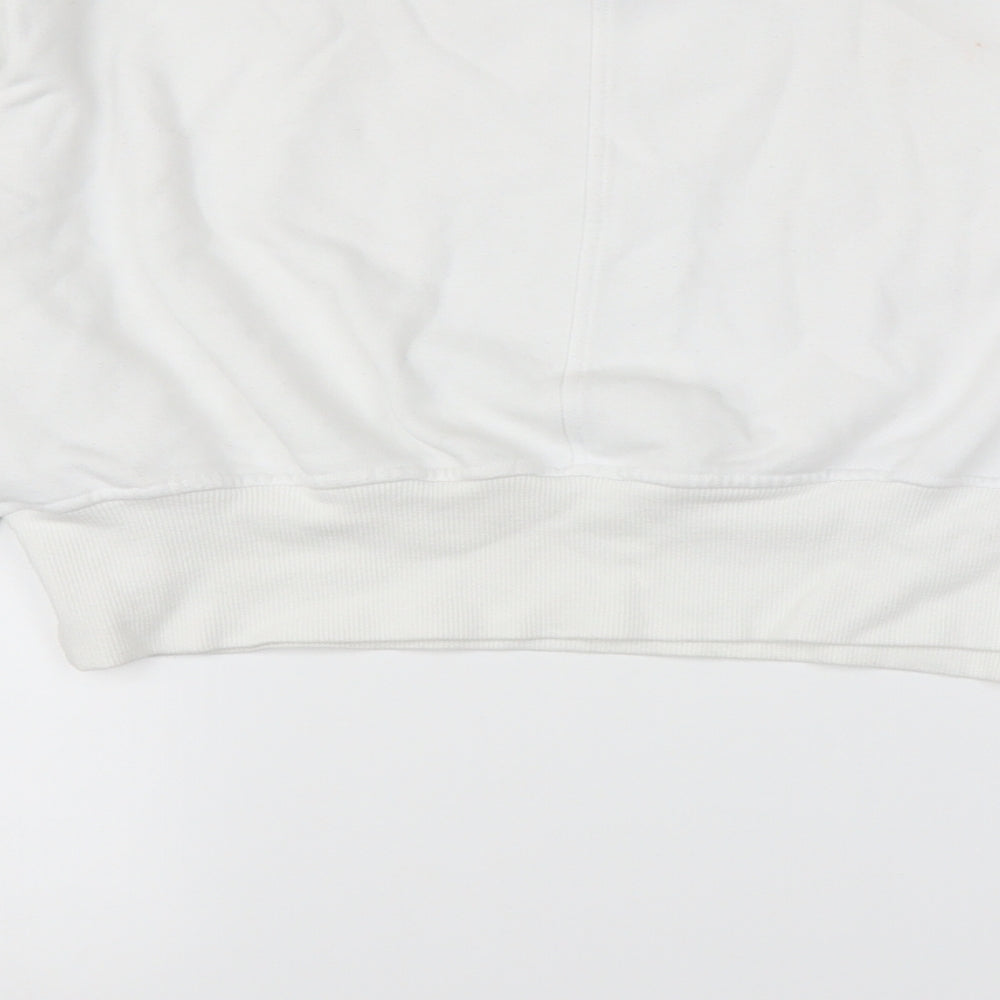 COLLUSION Womens White   Pullover Jumper Size 8