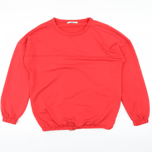 George Womens Red   Pullover Jumper Size 10