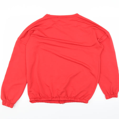 George Womens Red   Pullover Jumper Size 10