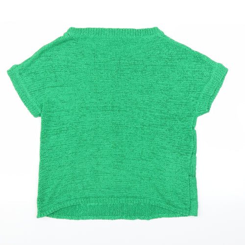 M&Co Womens Green  Knit Pullover Jumper Size L
