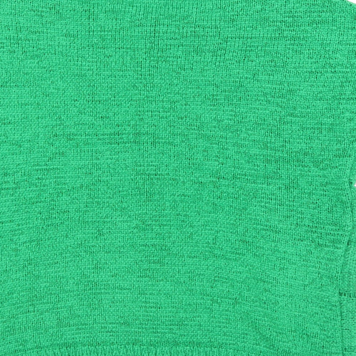 M&Co Womens Green  Knit Pullover Jumper Size L
