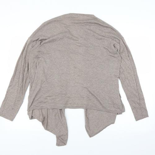 H&M Womens Brown  Knit Cardigan Jumper Size M