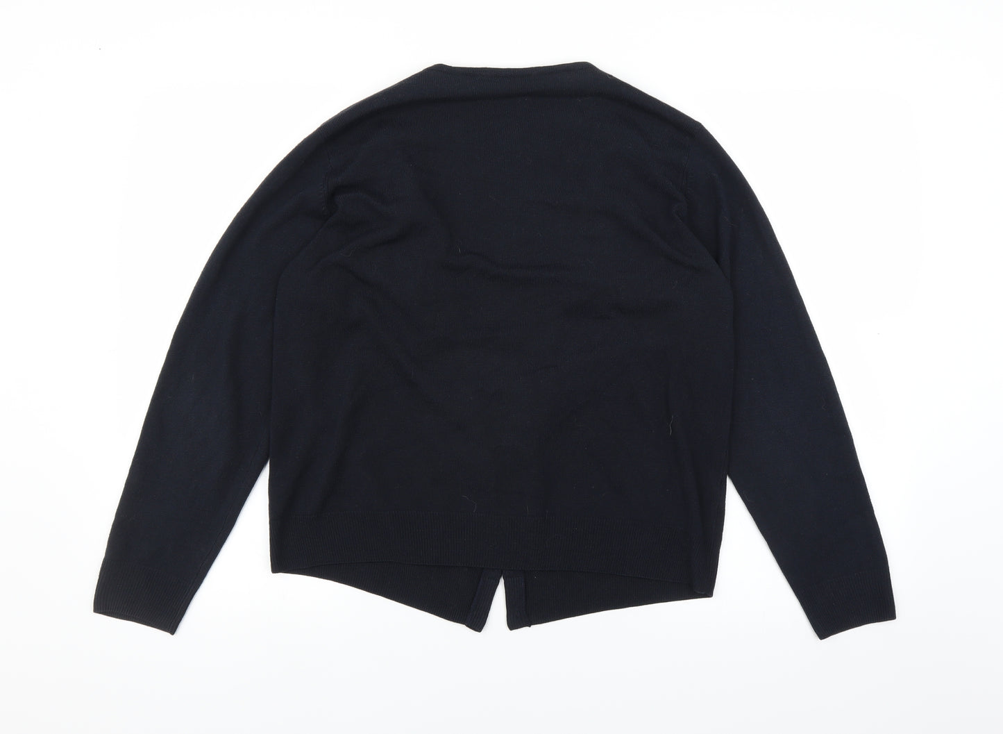 Marks and Spencer Womens Blue  Knit Cardigan Jumper Size 18