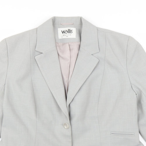 Wallis Womens Grey   Jacket  Size 10