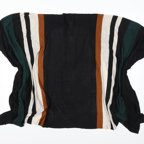 H&M Womens Black Striped  Cardigan Jumper Size XS