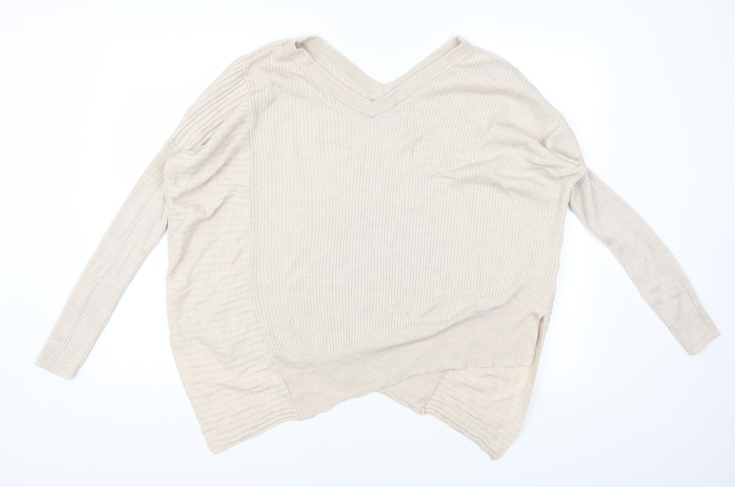 ALL SAINTS Womens Beige   Pullover Jumper Size S