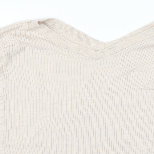 ALL SAINTS Womens Beige   Pullover Jumper Size S