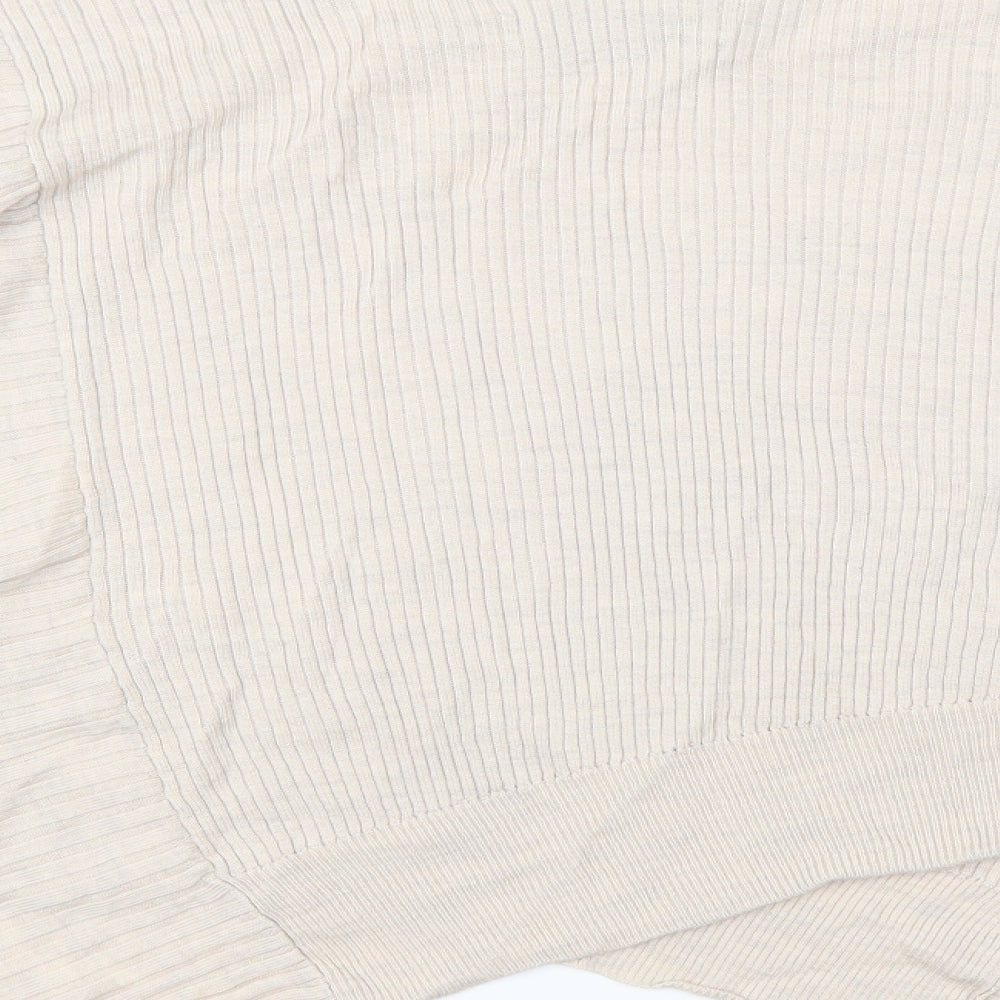 ALL SAINTS Womens Beige   Pullover Jumper Size S