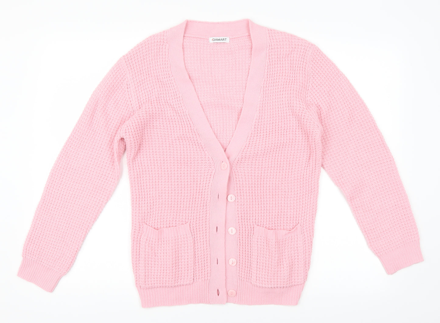 Damart Womens Pink   Cardigan Jumper Size S
