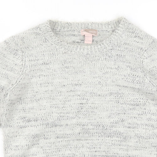 FOREVER 21 Womens Grey   Henley Jumper Size S