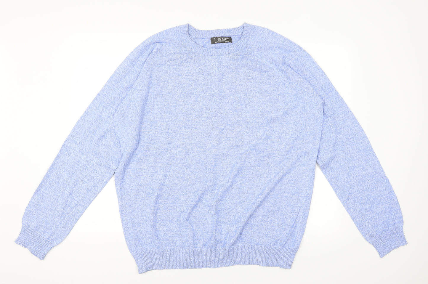 Primark Mens Blue   Henley Jumper Size 2XL