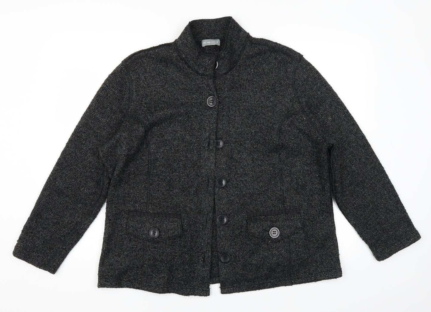 Marks and Spencer Womens Black   Jacket Coatigan Size XL