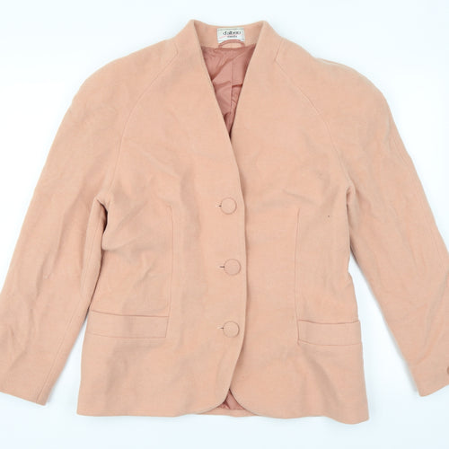 d'albero Womens Pink   Jacket Coat Size 36