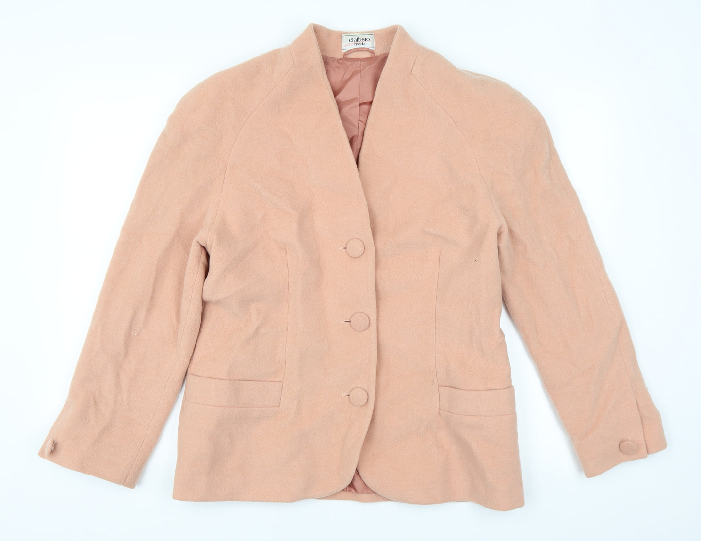 d'albero Womens Pink   Jacket Coat Size 36