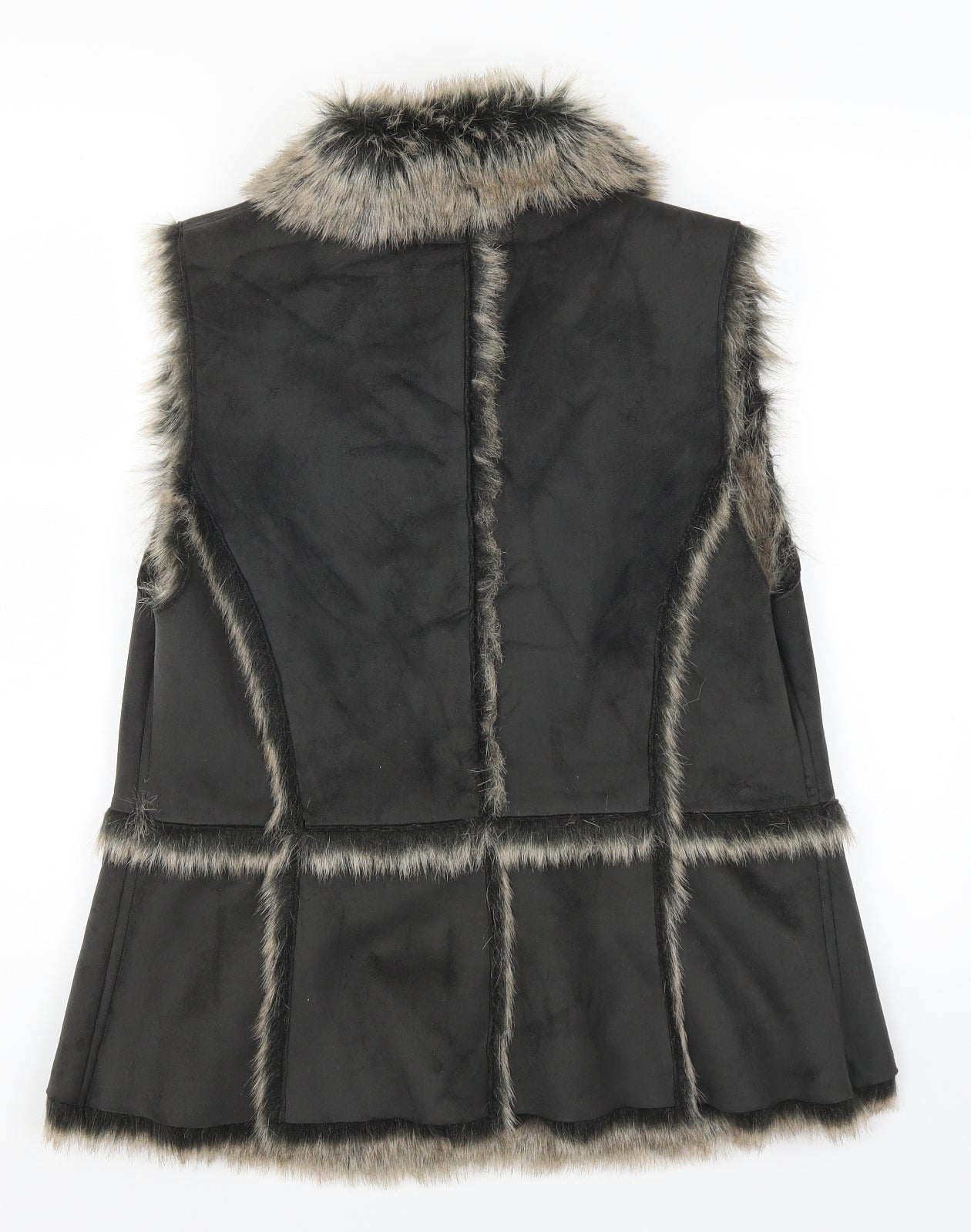 Debenhams Womens Brown   Gilet Waistcoat Size 14